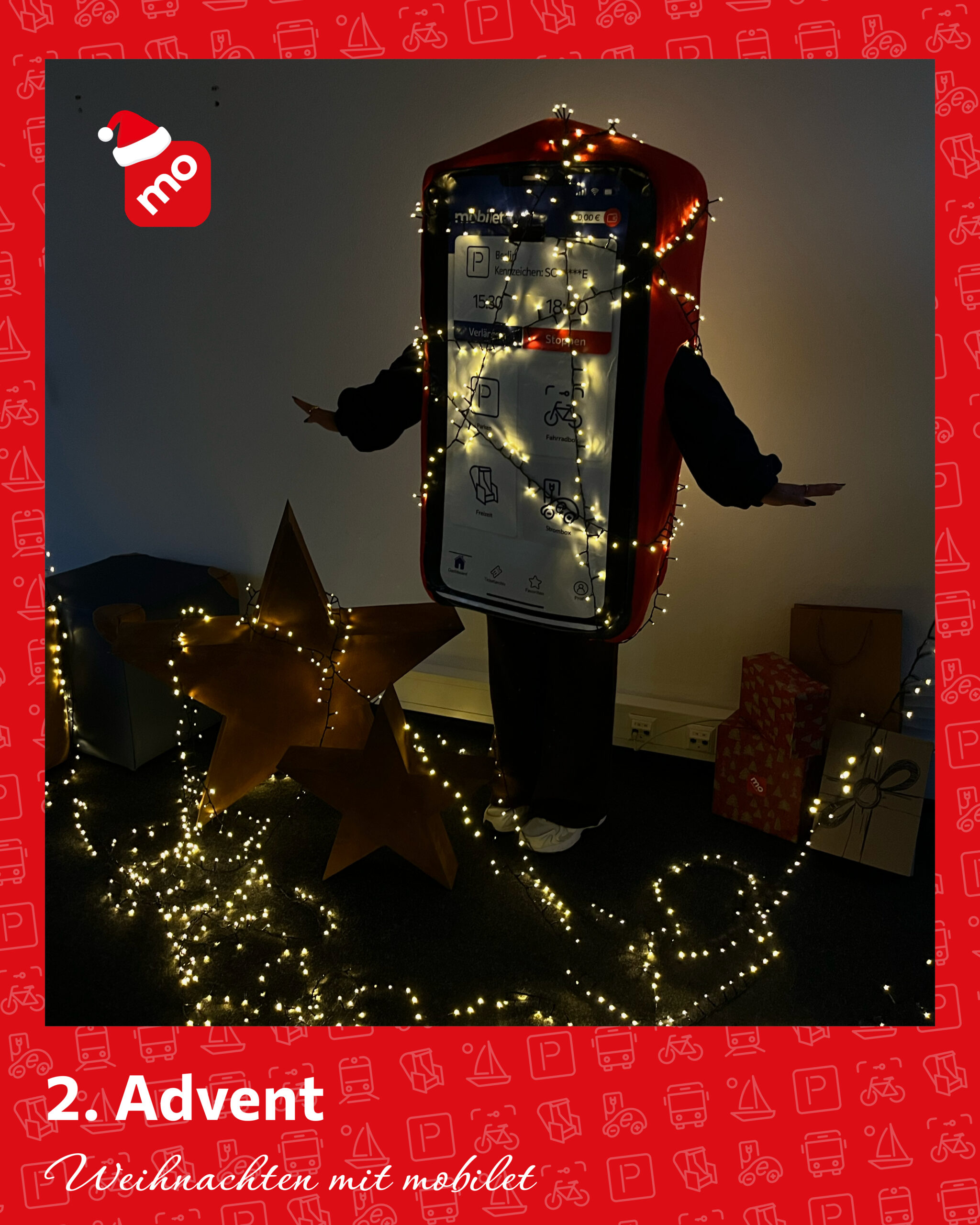 weihnachten mit mobilet 2025. adventskalendar. advents 2. 2025.