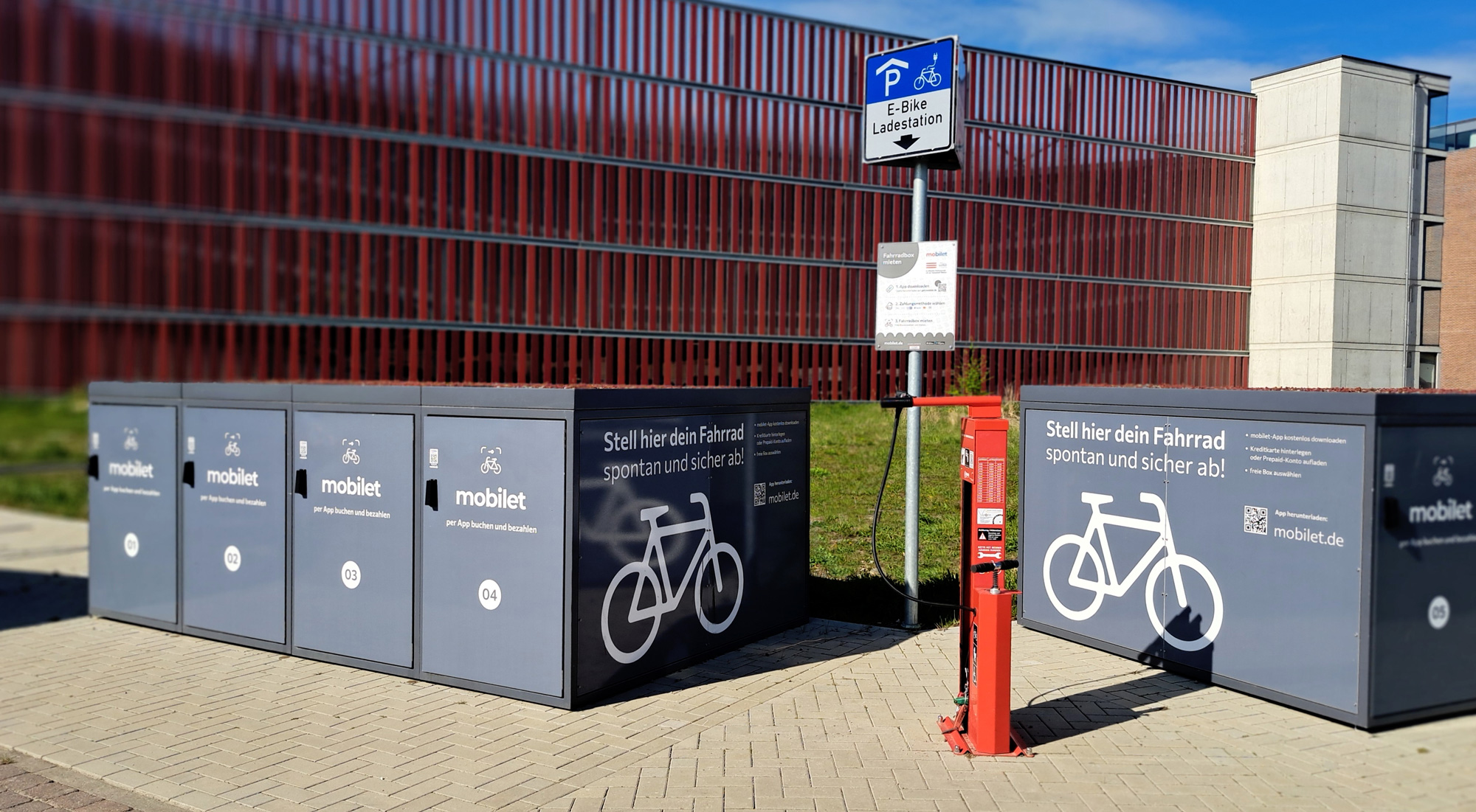 Fahrradbox Referenz Wismar