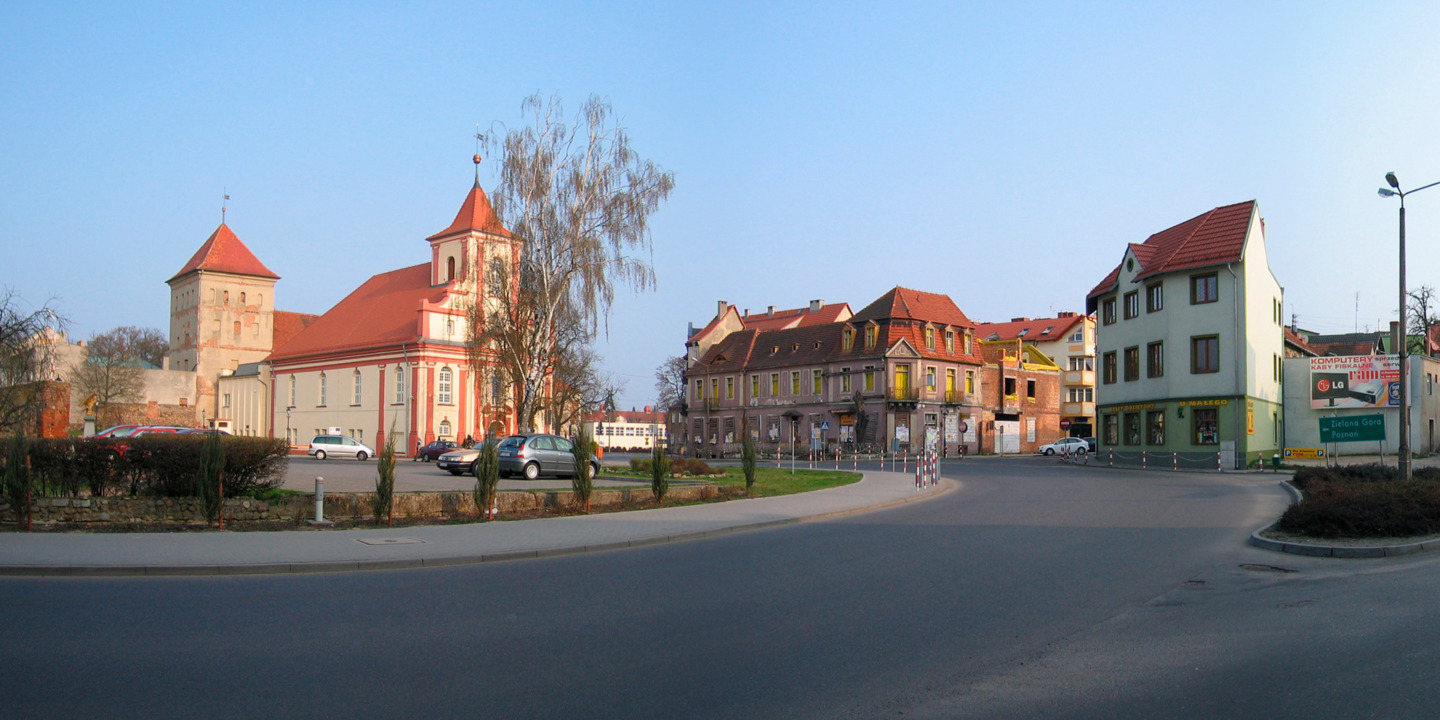 Panorama śródmieścia Sulechowa - strefa płatnego parkowania - mobilet.pl zamiast parkometrów