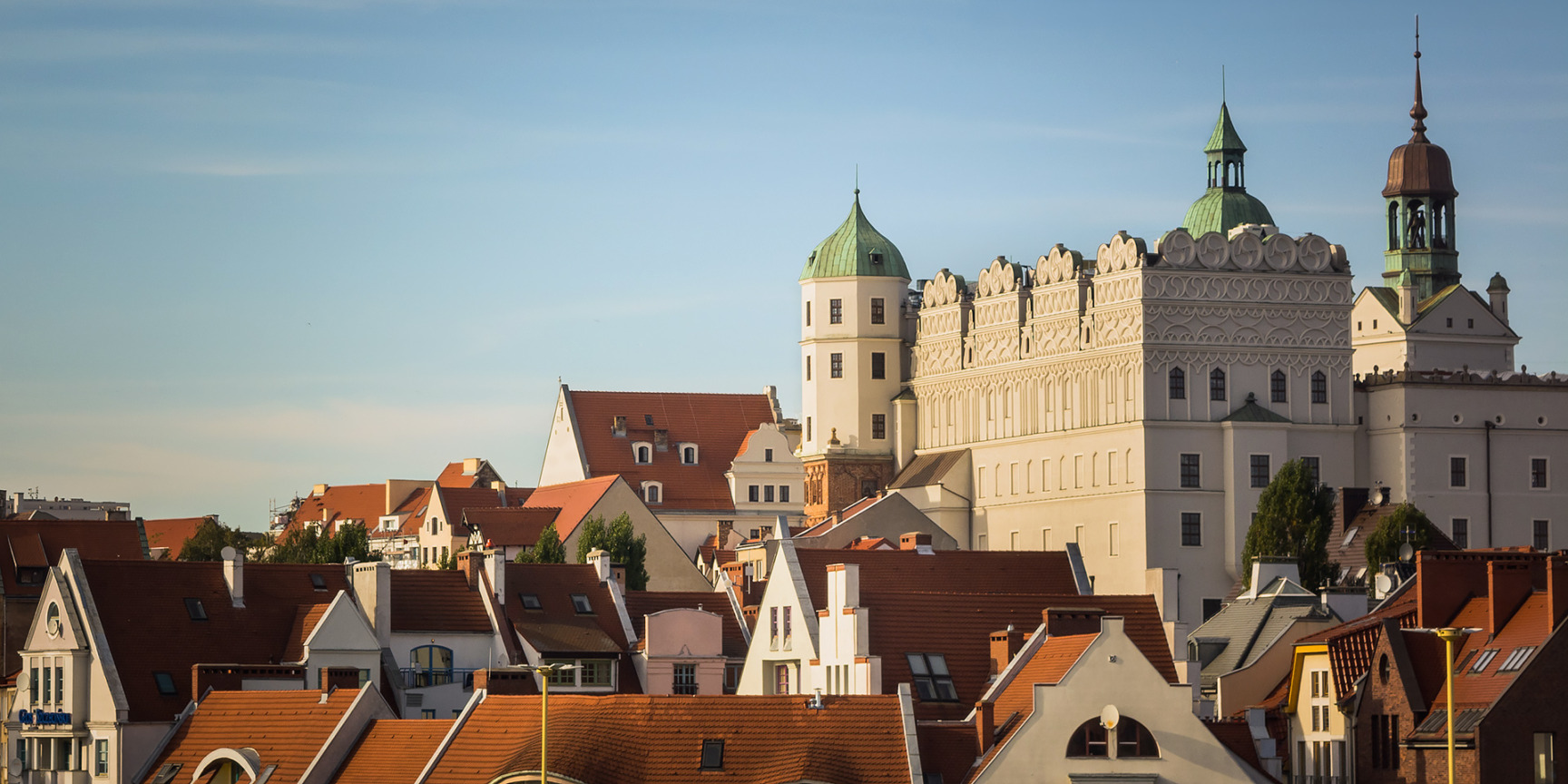 Widok na Zamek Książąt Pomorskich w Szczecinie