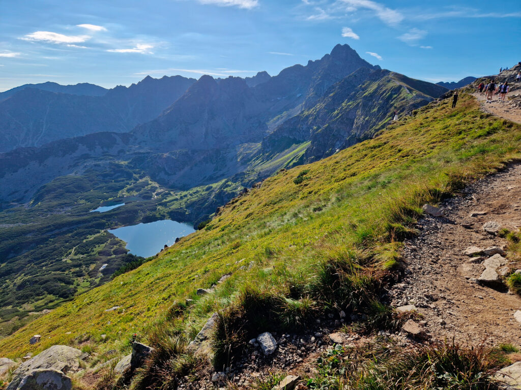 Widok na Tatry Wysokie z rejonu Kasprowego Wierchu