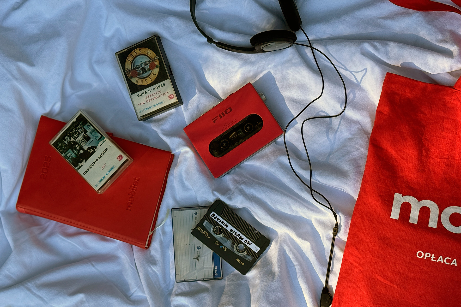 Walkman FIIO, kasety magnetofonowe i gadżety Mobilet