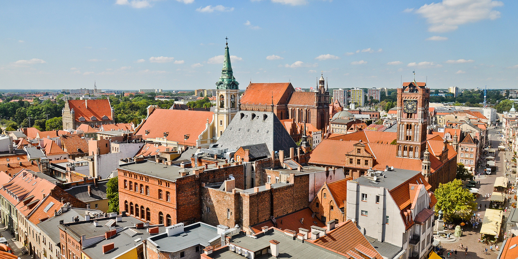 Widok na Stare Miasto Toruń